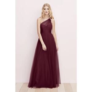 Watters Wtoo Dress Burgundy color size 4 NWT
